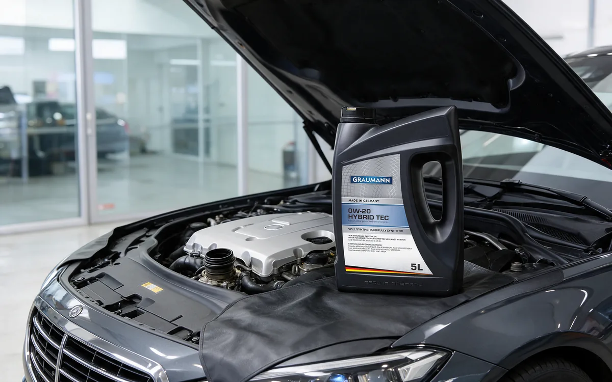 Passenger-car engine — the oil filler neck