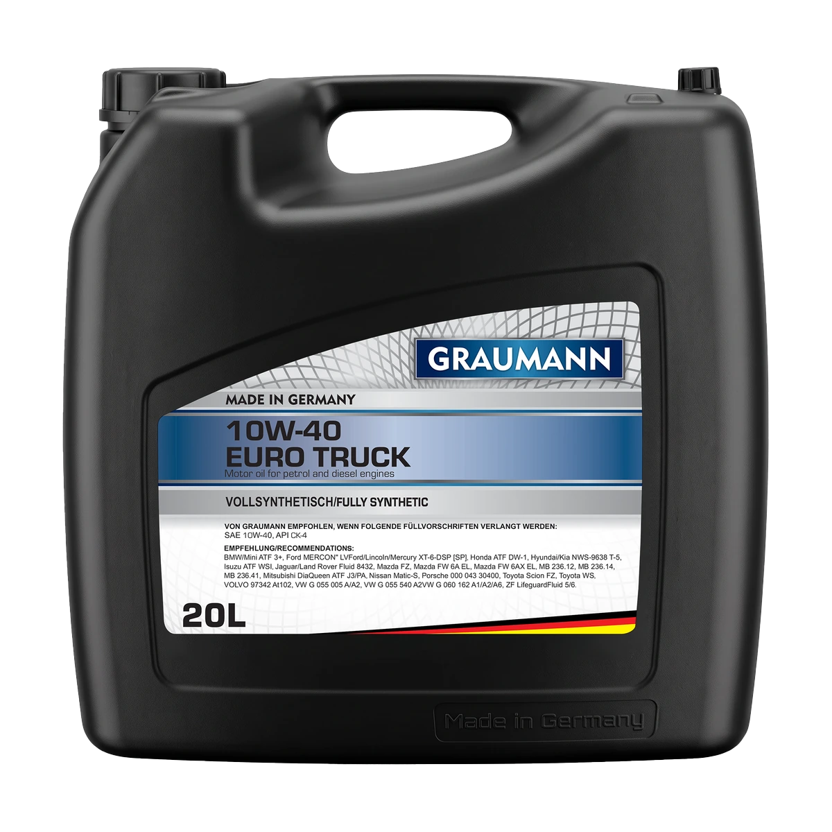 GRAUMANN 10W-40 Euro Truck — 20 L canister