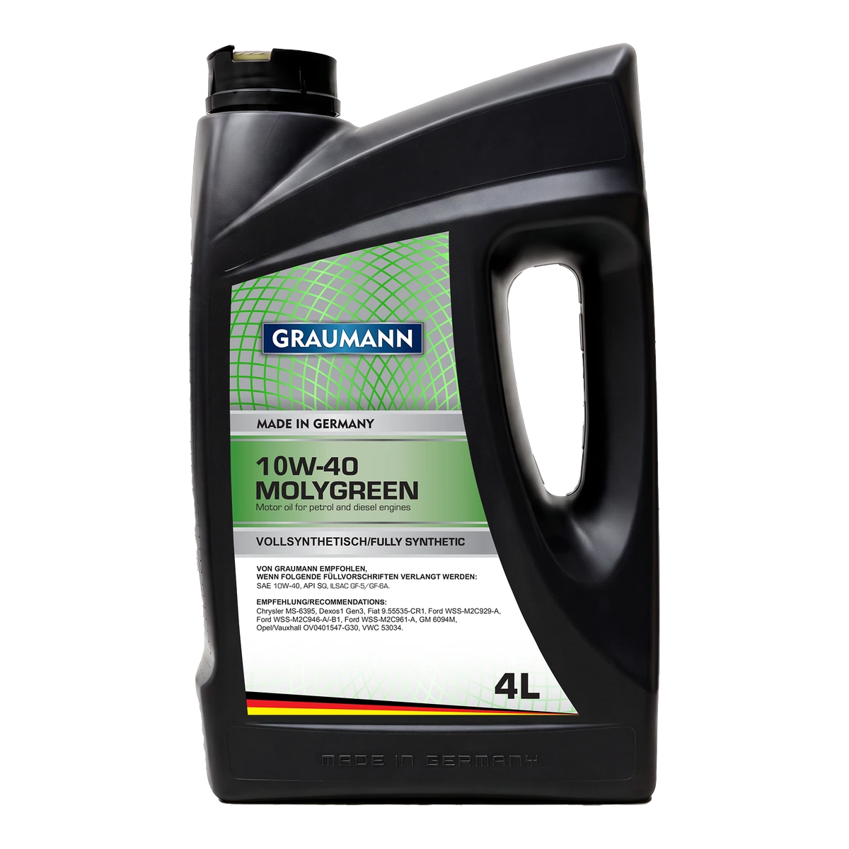 GRAUMANN 10W-40 Molygreen — 4 L canister